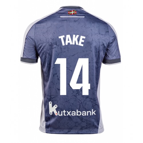 Real Sociedad Takefusa Kubo #14 Gostujuci Dres 2025-26 Kratak Rukav